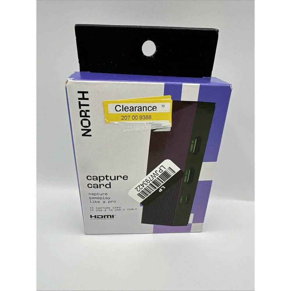 North Video Gameplay 1080p 60Hz Capture‎ Card- Brand New Sealed